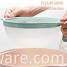 10 buah set food grade pp material mangkuk pencampur warna -warni set mangkuk pengukur set